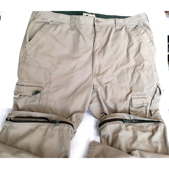 All Terrain Mens Kanki Convertible Cargo Pants 44 X38 Hiking Zip Off Leg Outdoor - Picture 8 of 12